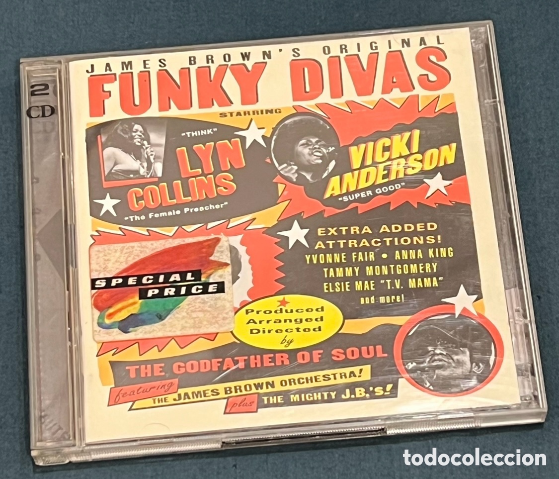 CDs de m&uacute;sica: CD2. James Brown&rsquo;s Original. &ldquo;Funky Divas&rdquo;. 1998. - Foto 1