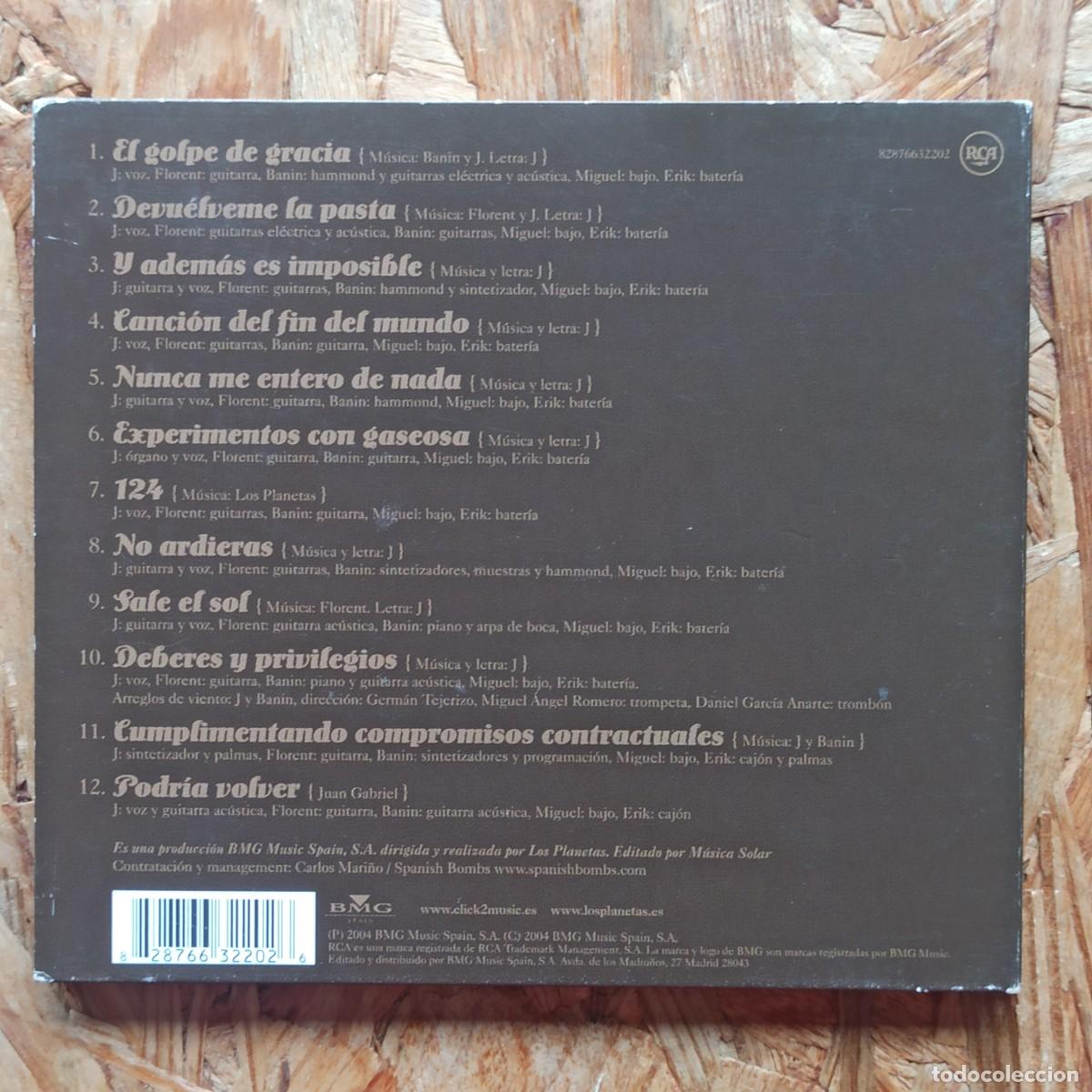 CDs de m&uacute;sica: CD Los Planetas &ndash; Contra La Ley De La Gravedad - Foto 2