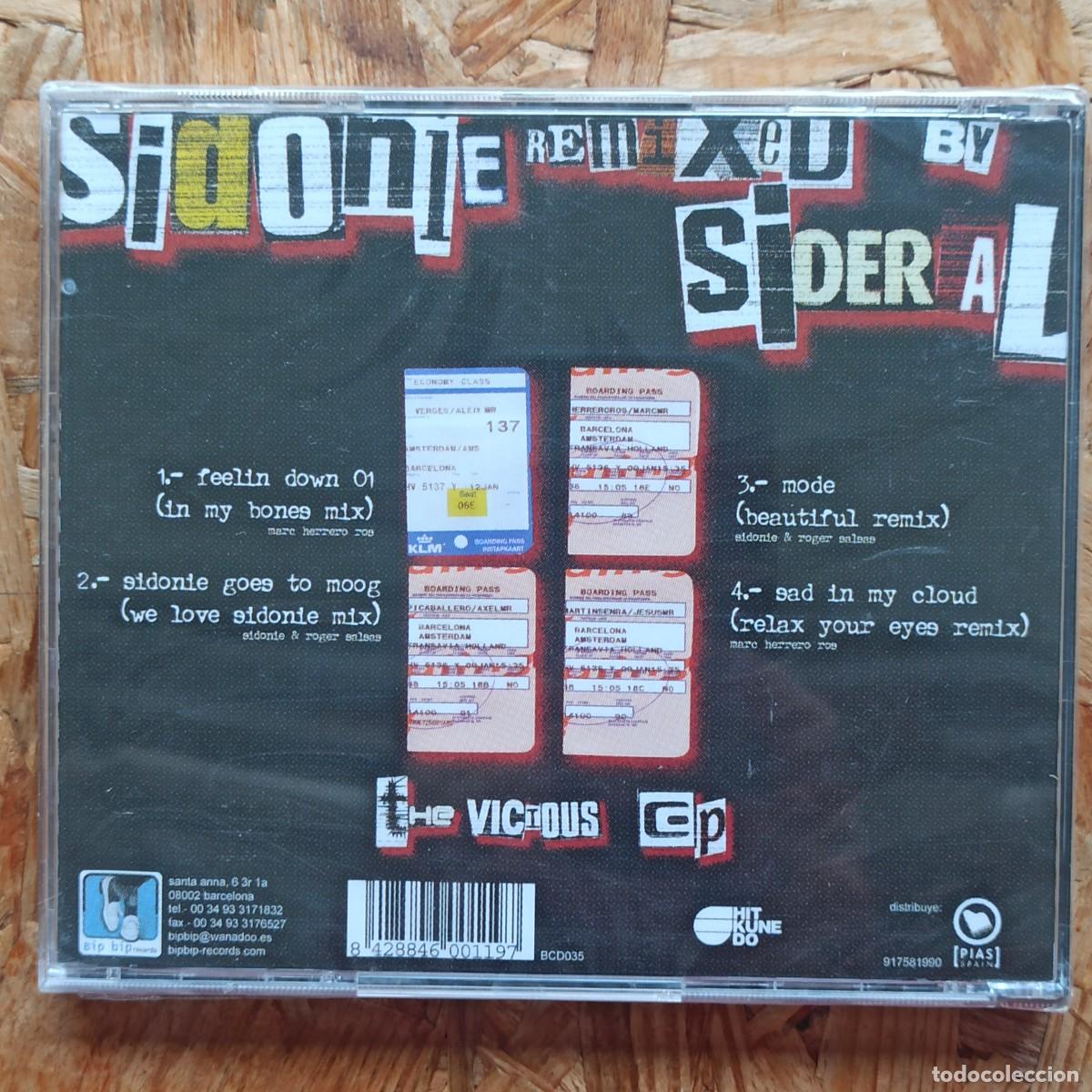 CDs de m&uacute;sica: CD Sidonie &ndash; The Vicious EP - Foto 2
