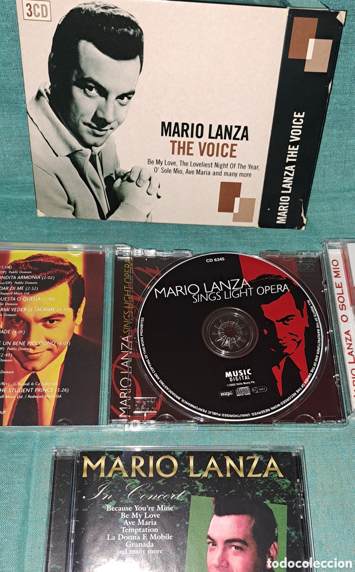 CDs de m&uacute;sica: PACK 3 CD MARIO LANZA, THE VOICE 1996 - Foto 3