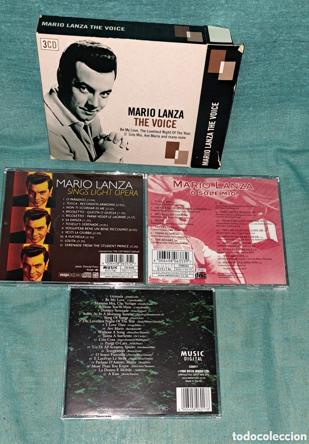 CDs de m&uacute;sica: PACK 3 CD MARIO LANZA, THE VOICE 1996 - Foto 6