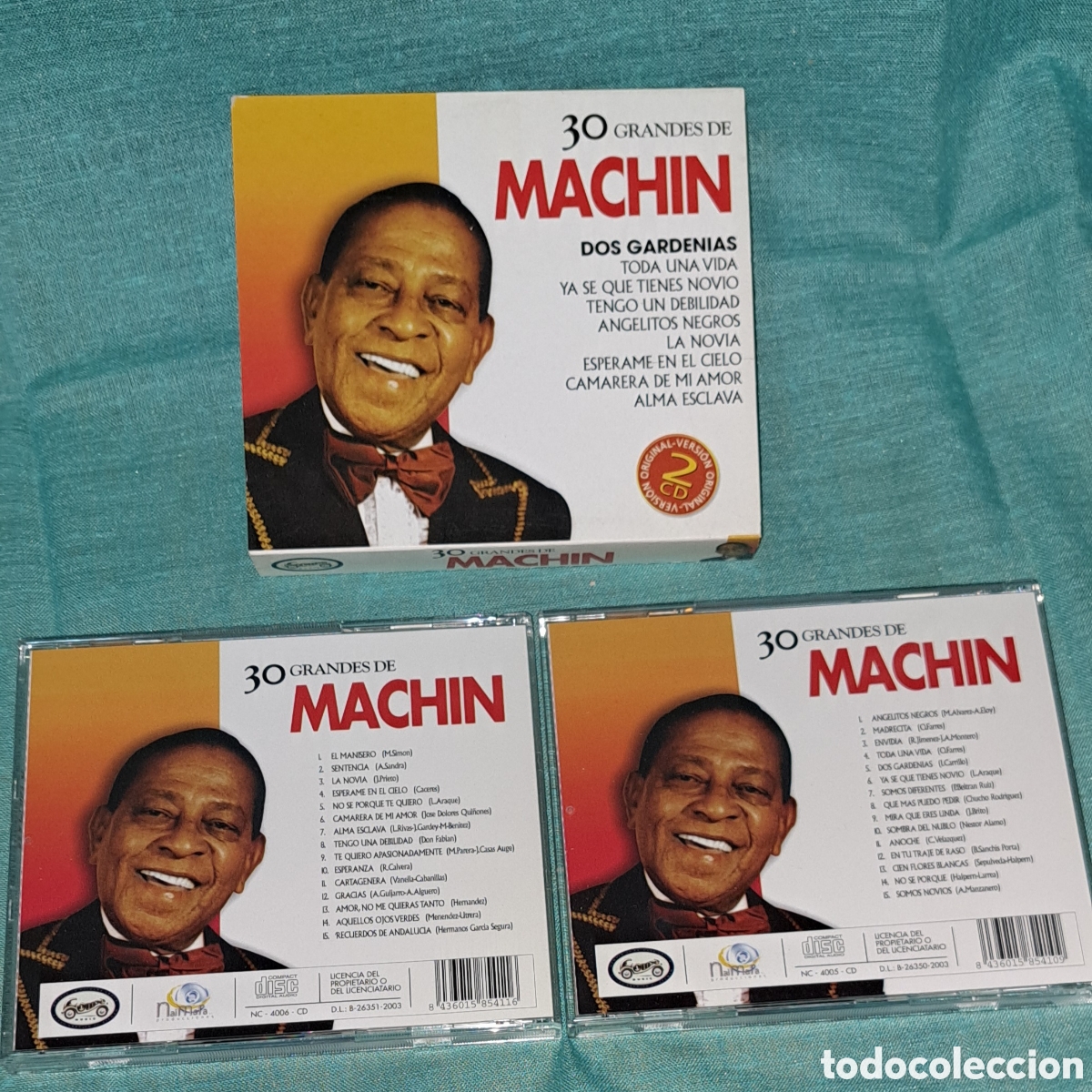 CDs de m&uacute;sica: PACK DOBLE CD ANTONIO MACHIN 30 GRANDES &Eacute;XITOS - Foto 5