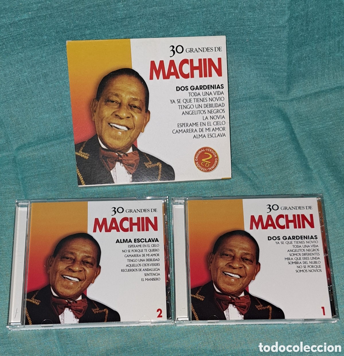 CDs de m&uacute;sica: PACK DOBLE CD ANTONIO MACHIN 30 GRANDES &Eacute;XITOS - Foto 2