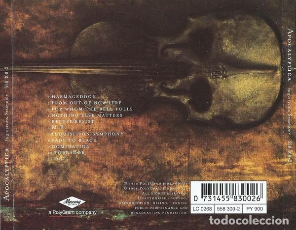 CDs de m&uacute;sica: Apocalyptica &ndash; Inquisition Symphony - CD - Foto 2