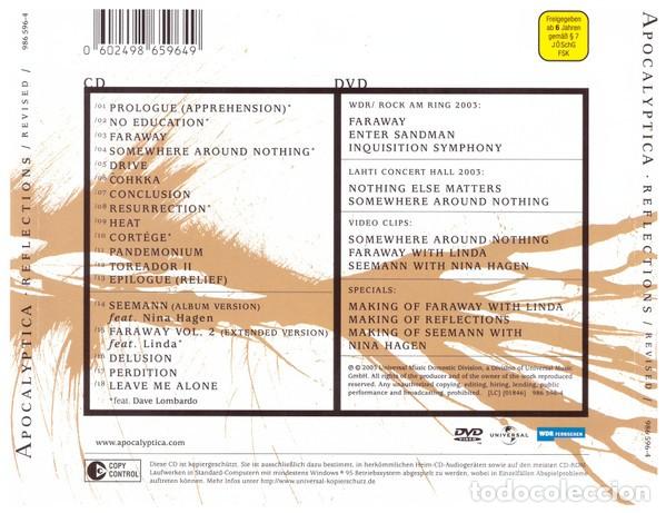 CDs de m&uacute;sica: Apocalyptica &lrm;&ndash; Reflections / Revised - CD+DVD - Foto 2