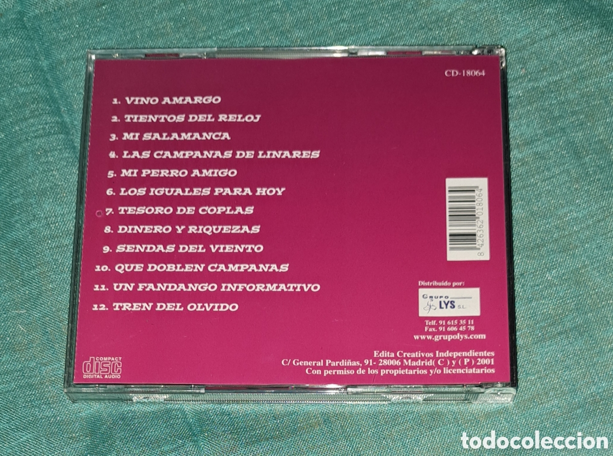 CDs de m&uacute;sica: CD RAFAEL FARINA, VERSIONES ORIGINALES - Foto 3