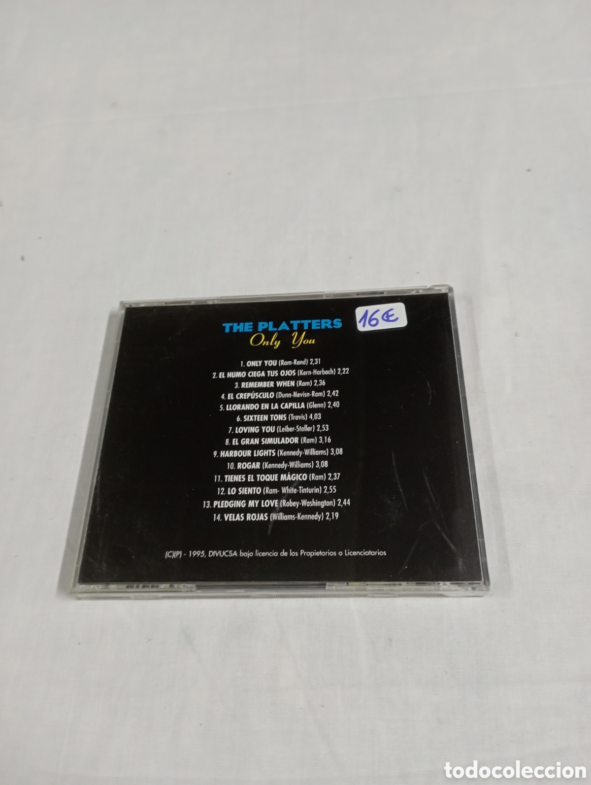 CDs de m&uacute;sica: The Platters only you - Foto 2