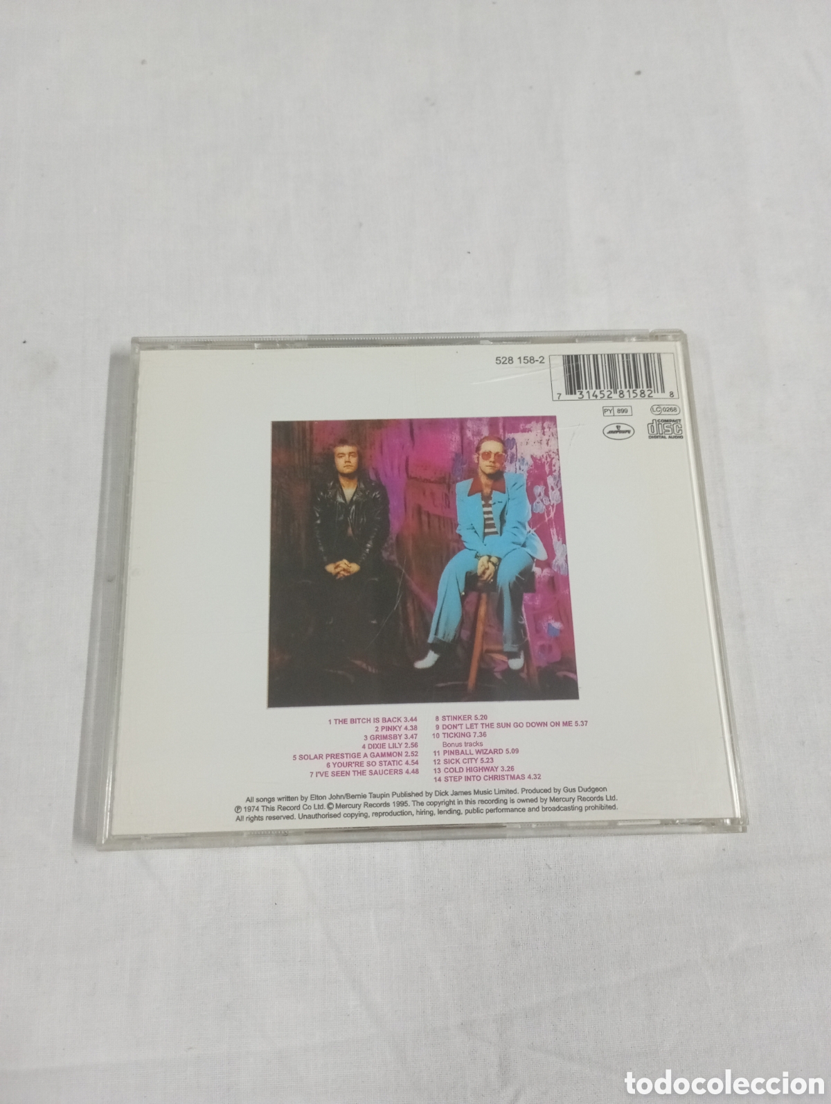 CDs de m&uacute;sica: Elton John the classic years - Foto 2