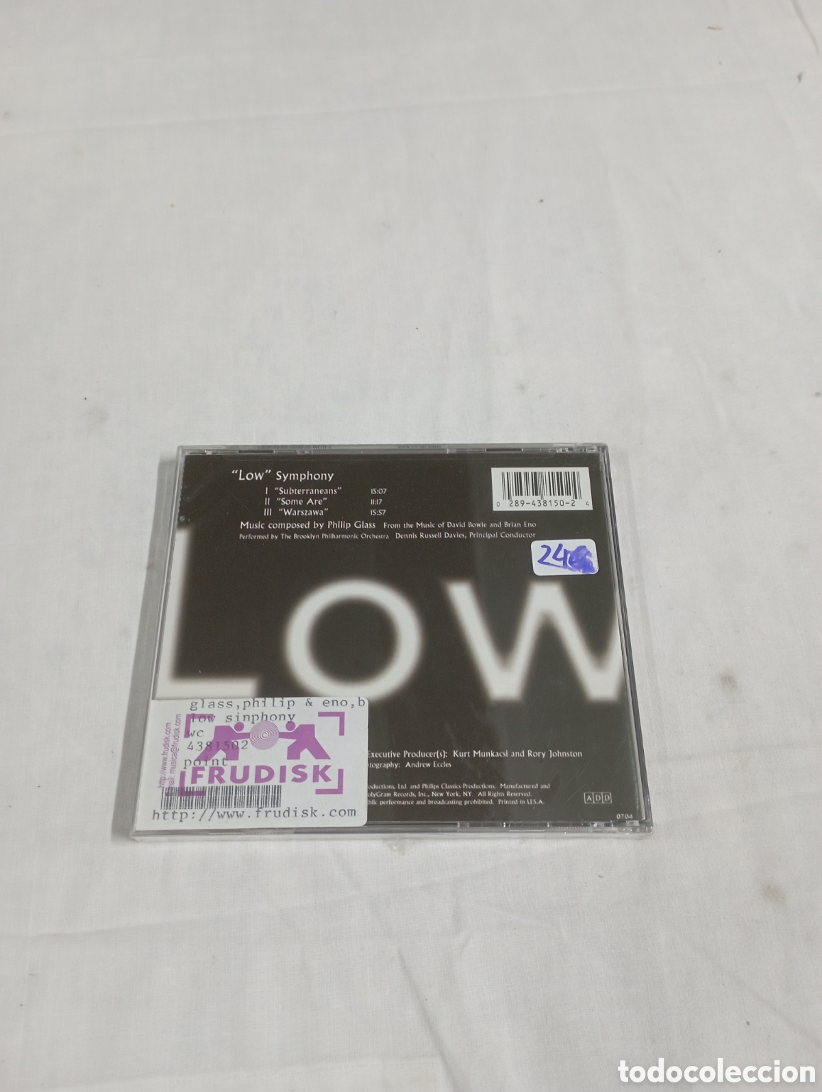 CDs de m&uacute;sica: Philip Glass &rdquo;low&rdquo; symphony - Foto 2