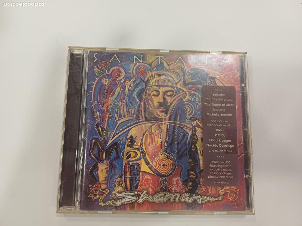 CDs de m&uacute;sica: SANTANA/SHAMAN/CD ARISTA. - Foto 1