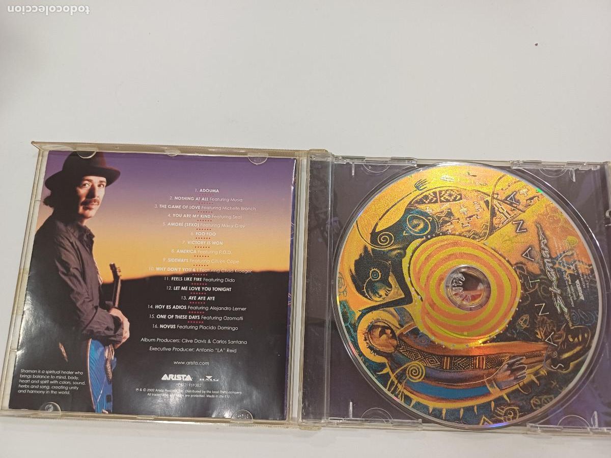 CDs de m&uacute;sica: SANTANA/SHAMAN/CD ARISTA. - Foto 2