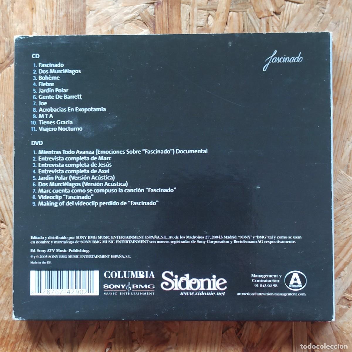 CDs de m&uacute;sica: CD + DVD Sidonie &ndash; Fascinado - Foto 2