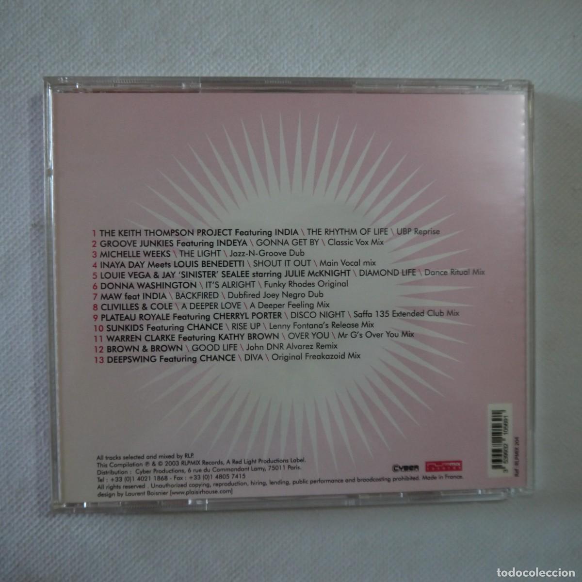 CDs de m&uacute;sica: TOTAL DIVA MIXED BY RLP - CD 2003 - Foto 3