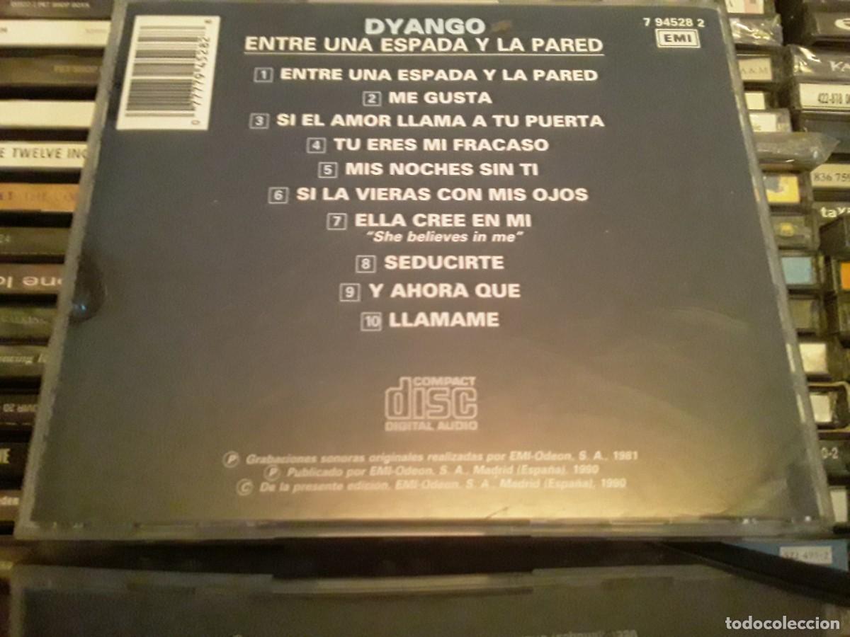 CDs de m&uacute;sica: Dyango &lrm;&ndash; Entre Una Espada Y La Pared - cd - Foto 2
