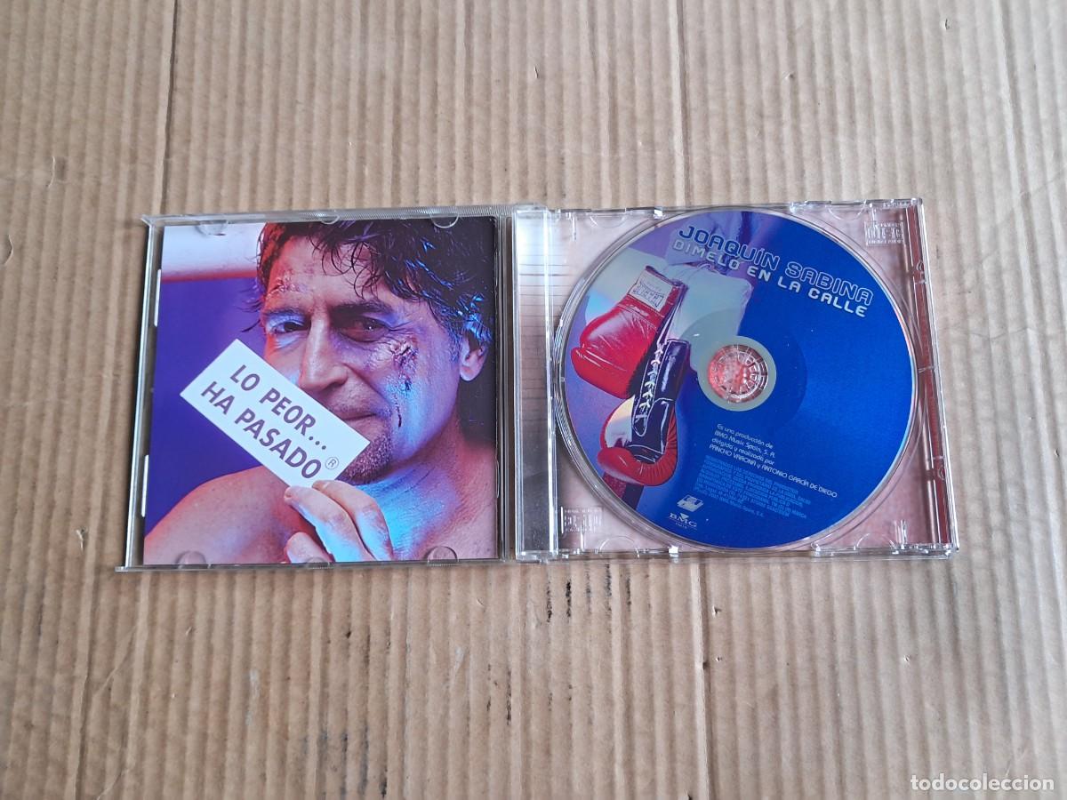 CDs de m&uacute;sica: JOAQUIN SABINA - DIMELO EN LA CALLE CD 2002 - Foto 2