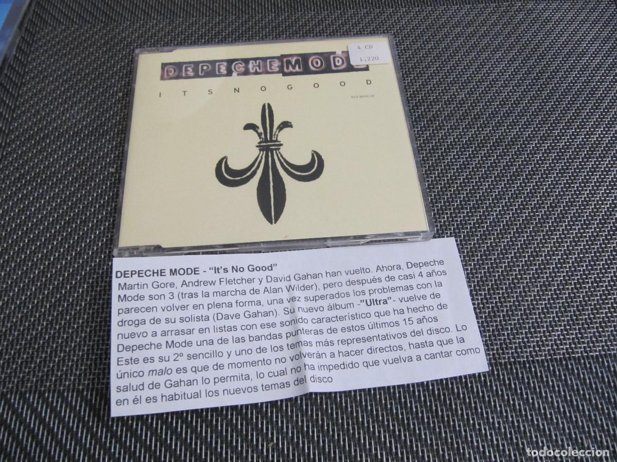 CDs de m&uacute;sica: CD SINGLE CADENA 100 DEPECHE MODE ITS NO GOOD - Foto 1