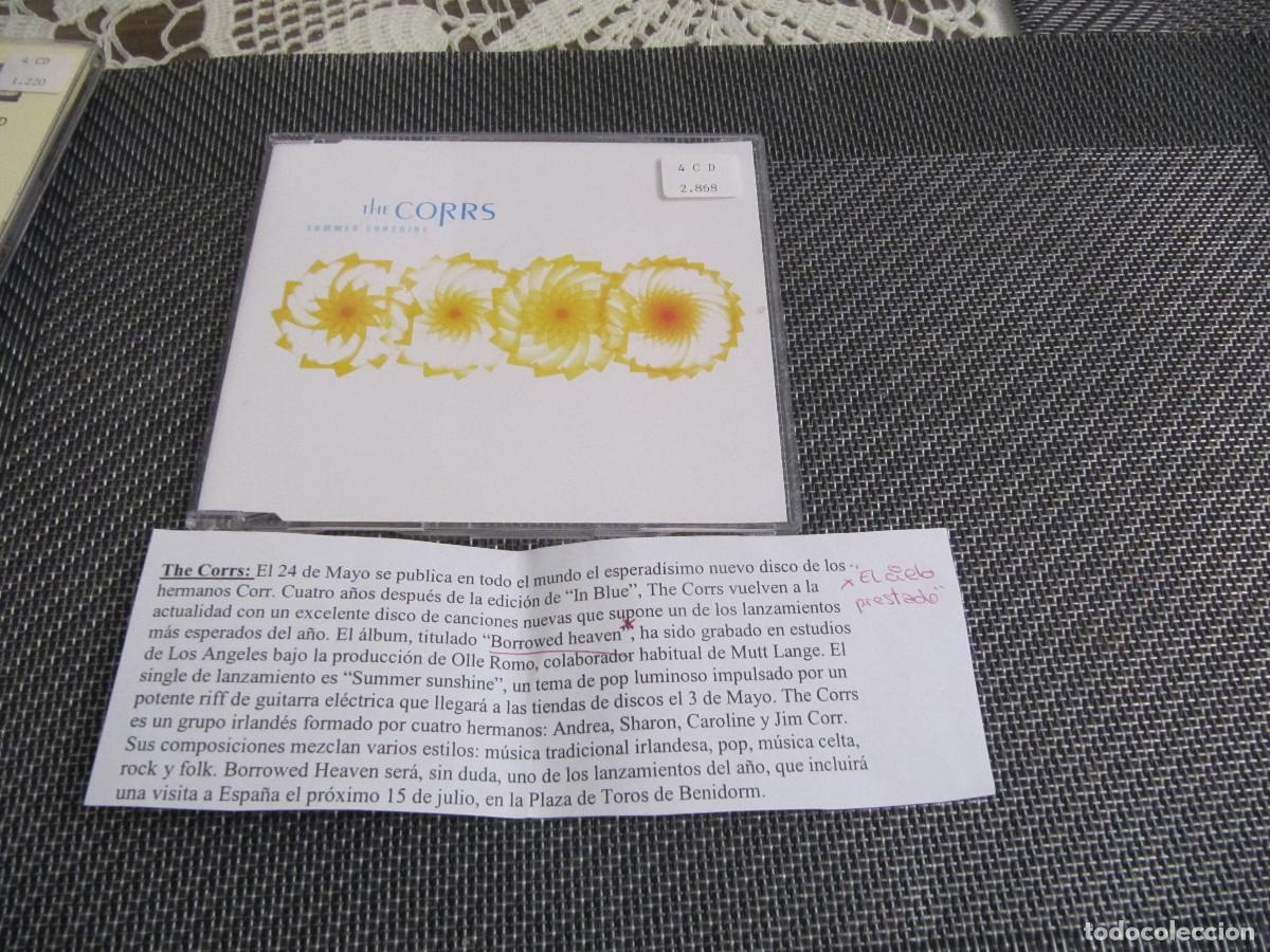 CDs de m&uacute;sica: THE CORRS - SUMMER SUNSHINE CD SINGLE CADENA 100 1 TEMA - Foto 1