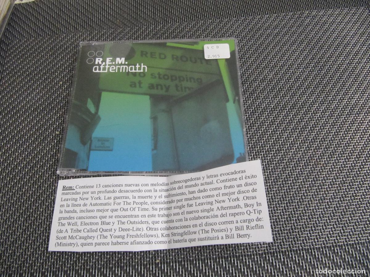 CDs de m&uacute;sica: REM Aftermath CD SINGLE CADENA 100 - Foto 1