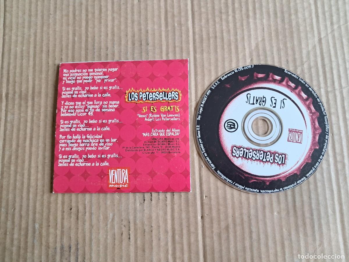 CDs de m&uacute;sica: LOS PETERSELLERS - SI ES GRATIS CD SINGLE - Foto 2