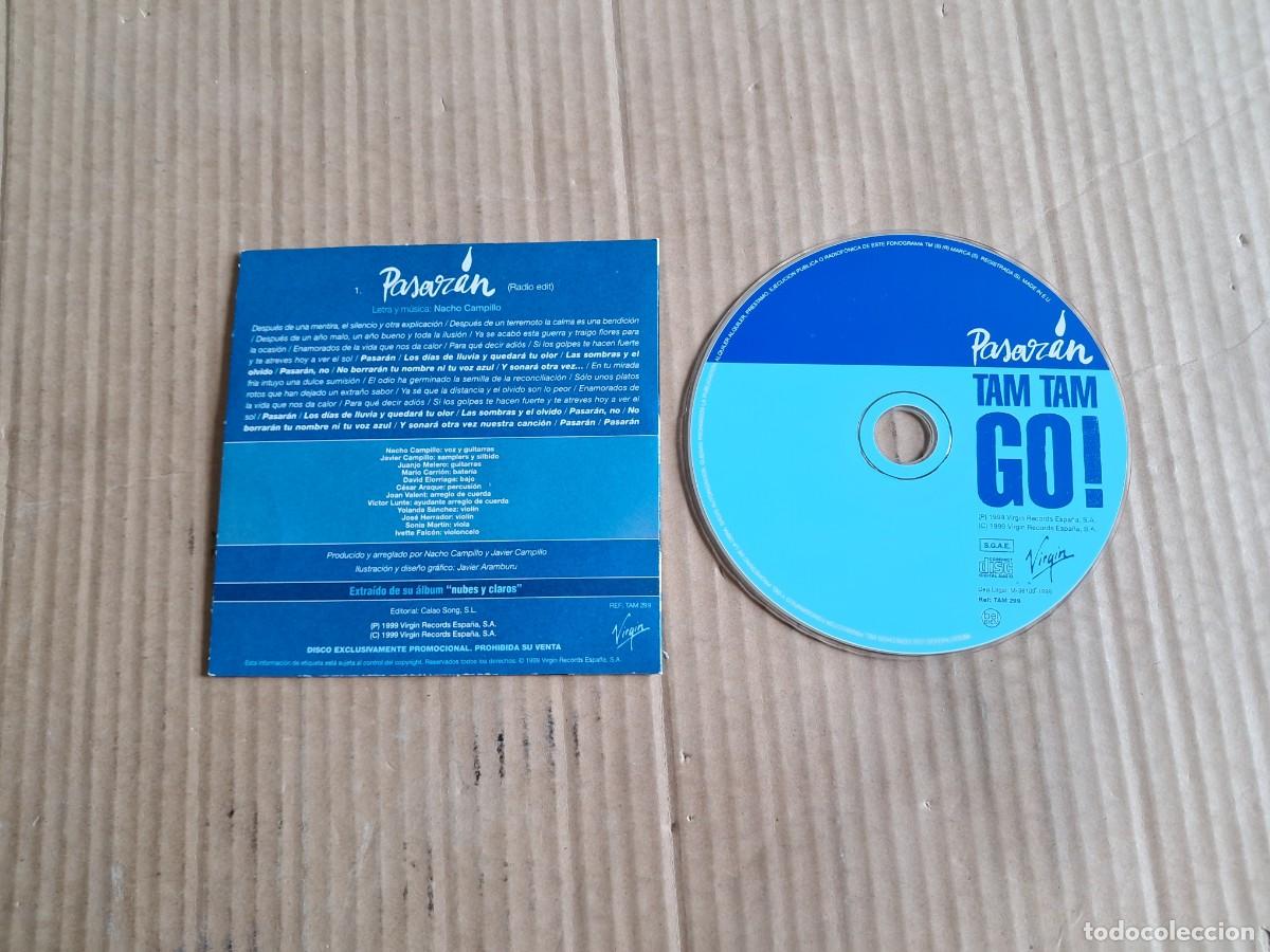 CDs de m&uacute;sica: TAM TAM GO - PASARAN CD SINGLE 1999 - Foto 2