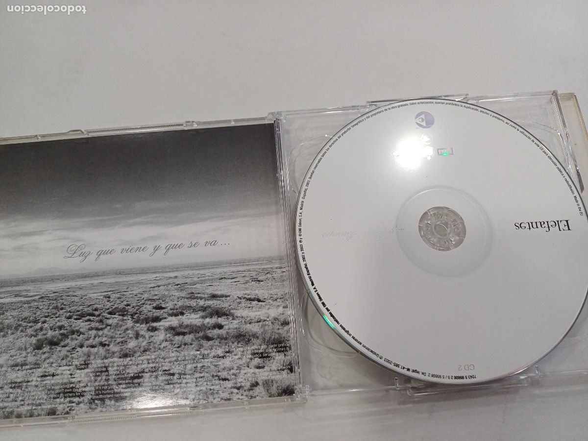 CDs de m&uacute;sica: ELEFANTES/LA FORMA DE MOVER TUS MANOS/CD DOBLE. - Foto 3