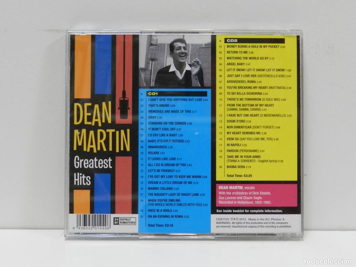 CDs de m&uacute;sica: DISCO 2 X CD. Dean Martin &ndash; Greatest Hits. COMPACT DISC. - Foto 2
