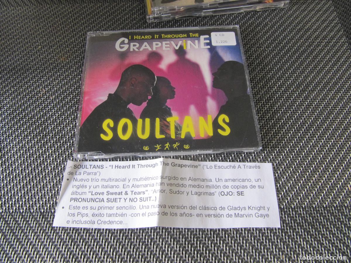 CDs de m&uacute;sica: SOULTANS, I HEARD IT THROUGH THE GRAPEVINE CD SINGLE CADENA 100 - Foto 1