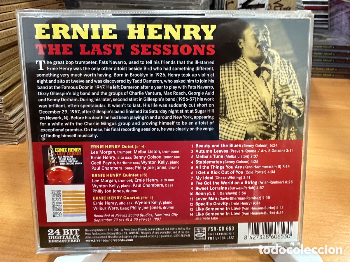 CDs de m&uacute;sica: Ernie Henry - The Last Sessions (CD, Comp) - Foto 2
