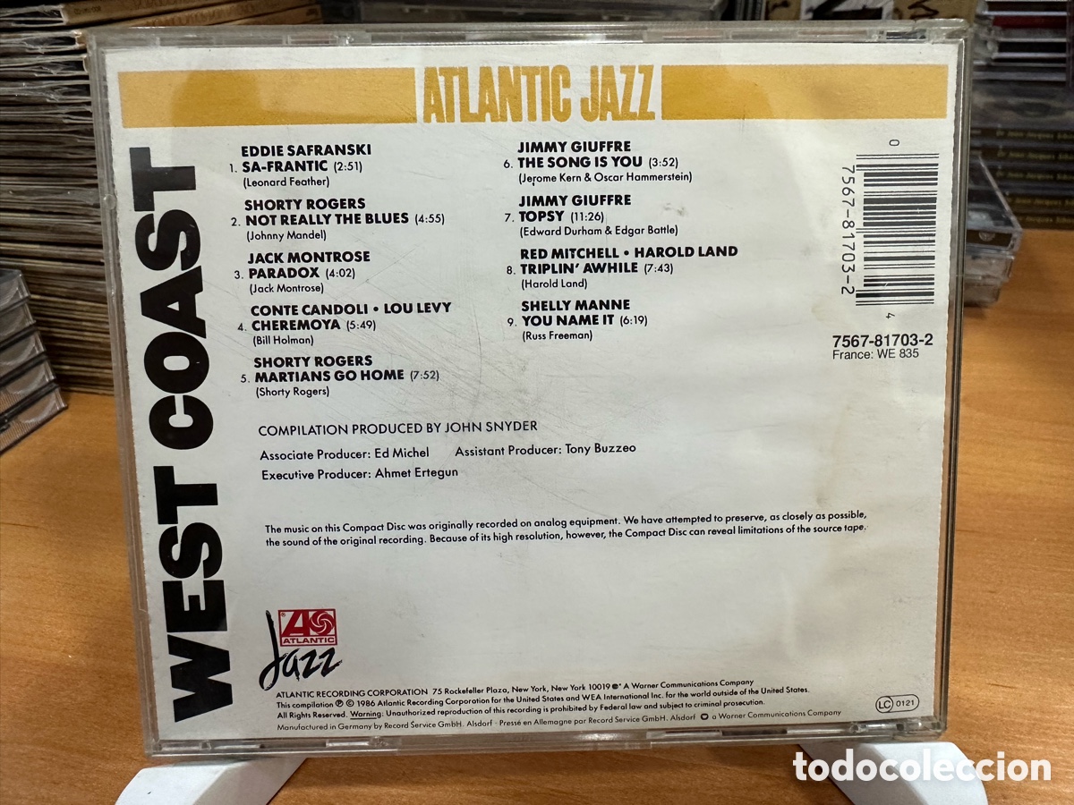 CDs de m&uacute;sica: Various - West Coast (CD) - Foto 2