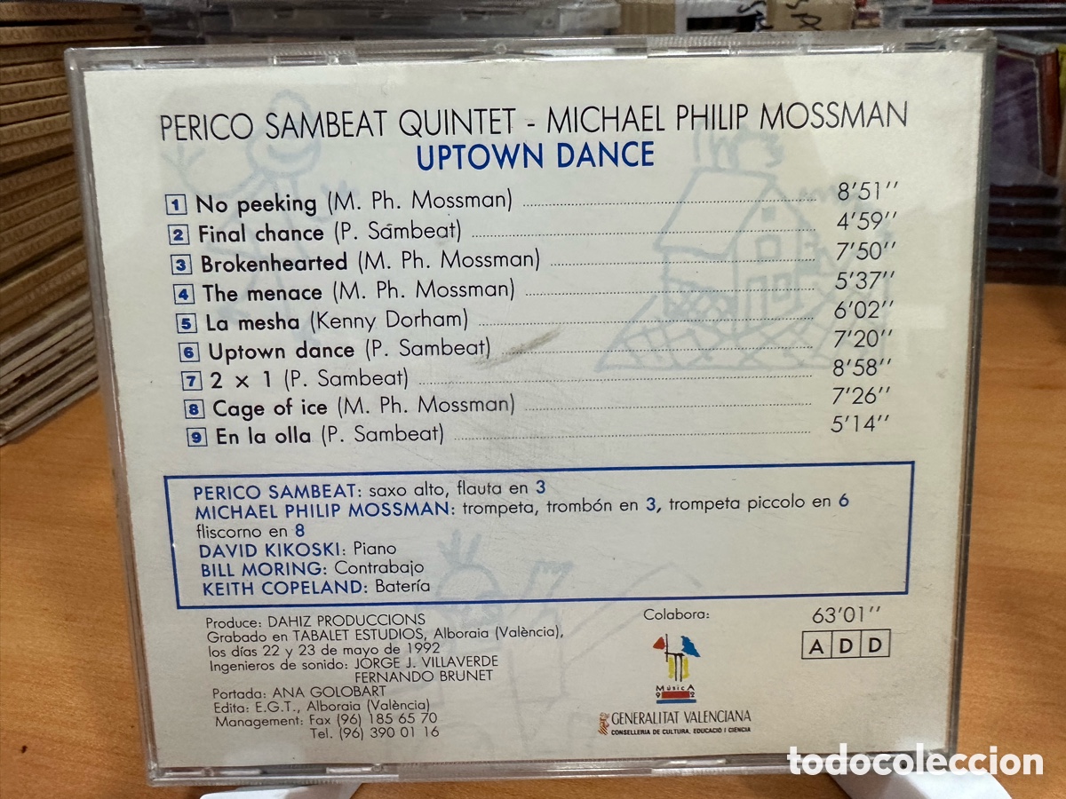 CDs de m&uacute;sica: Perico Sambeat - Uptown Dance (CD) - Foto 2