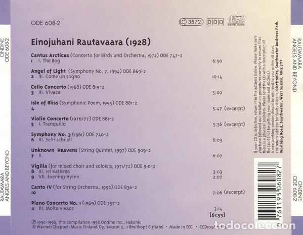 CDs de m&uacute;sica: RAUTAVAARA - ANGELS AND BEYOND - CD - Foto 2