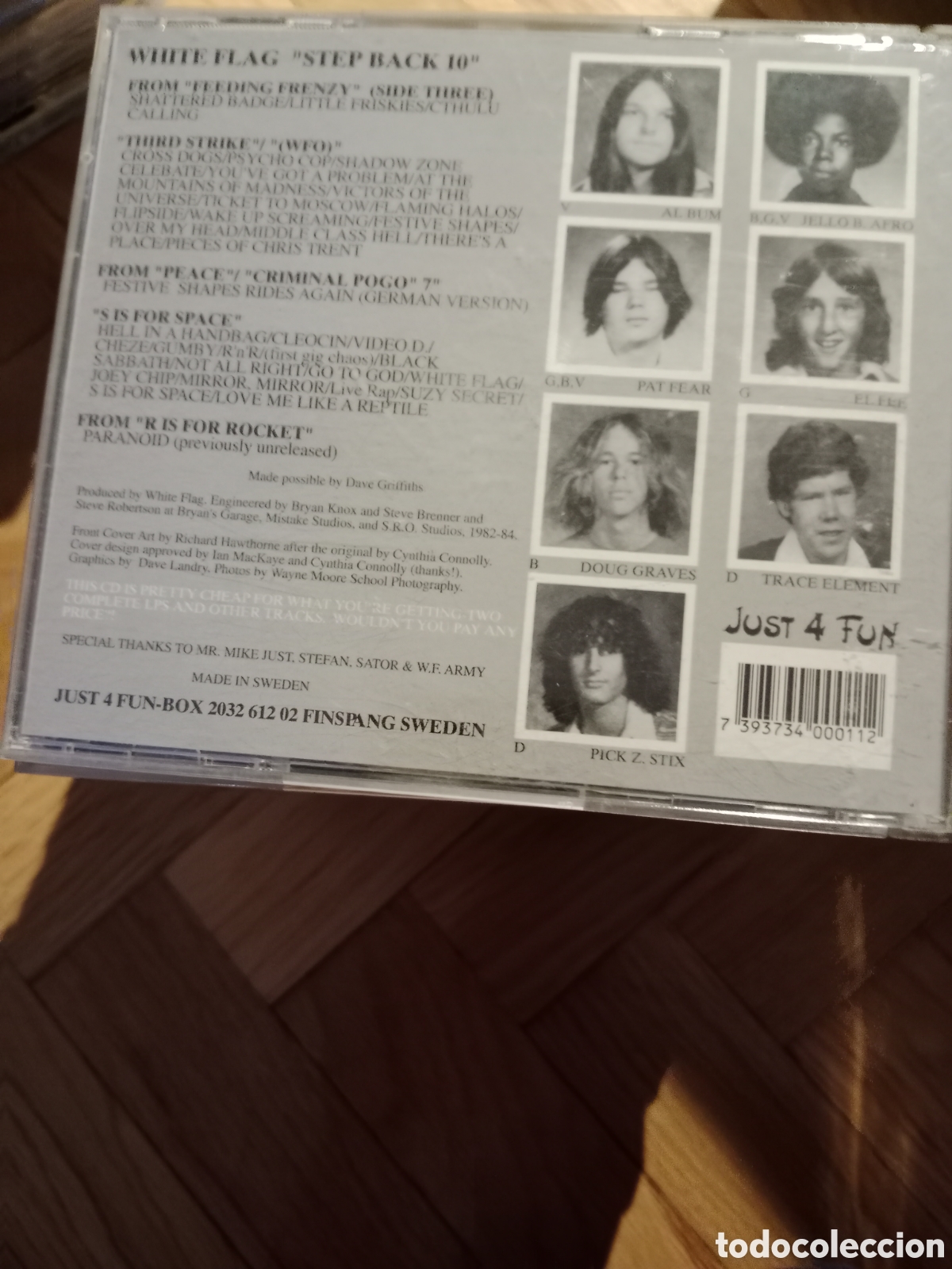 CDs de m&uacute;sica: White Flag - Step back 10 (Suecia 1994) - Foto 2