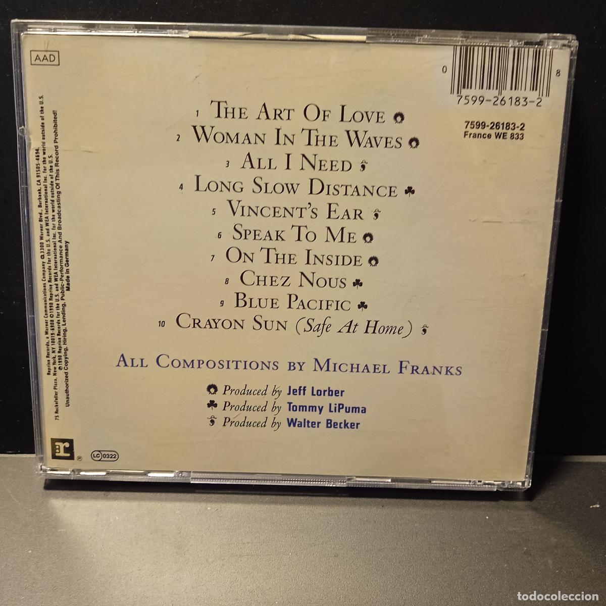 CDs de m&uacute;sica: CD MICHAEL FRANKS - BLUE PACIFIC (1990) PEPETO - Foto 2