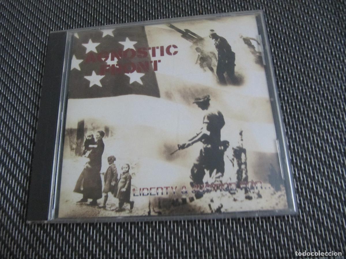 CDs de m&uacute;sica: AGNOSTIC FRONT - LIBERTY & JUSTICE FOR COMBAT CD - Foto 1