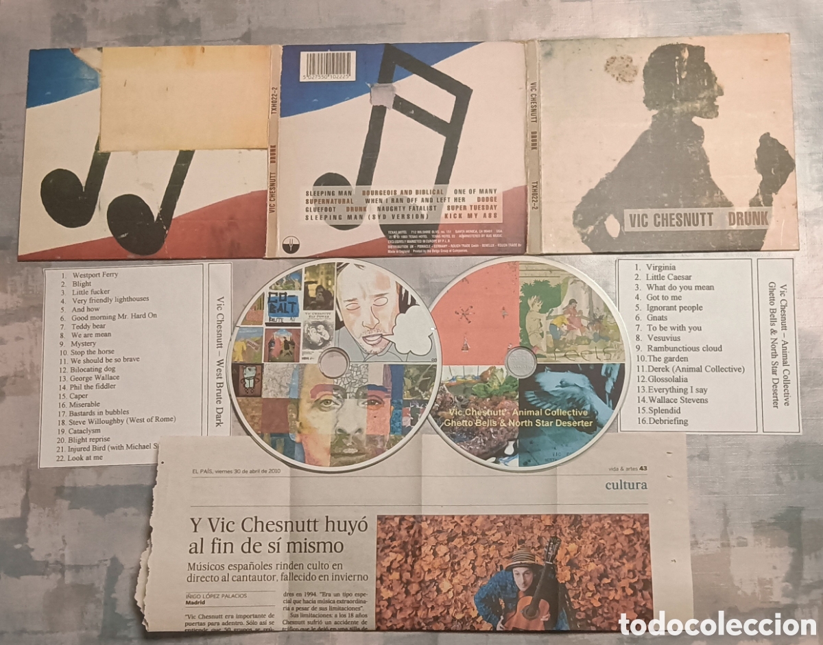 CDs de m&uacute;sica: Vic Chesnutt, 1994 - Drunk - Foto 2