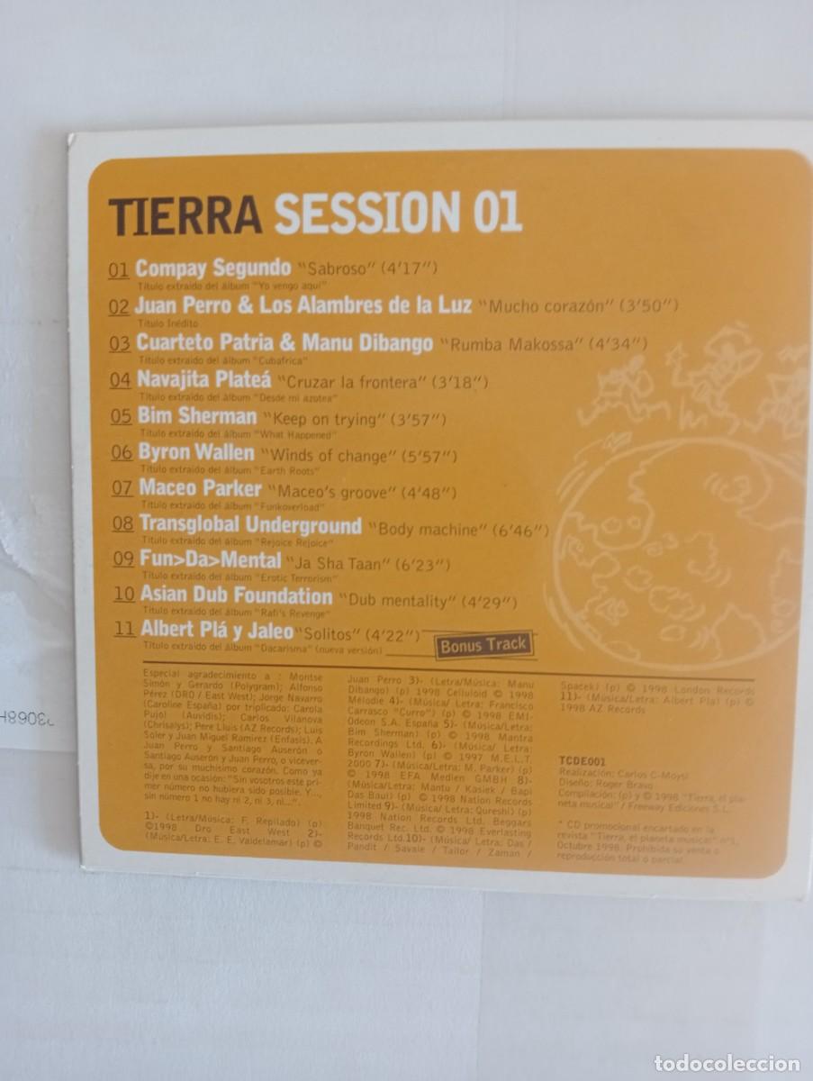 CDs de m&uacute;sica: Various - Tierra Session 01 (CD, Comp, Promo) 1998 - Foto 2