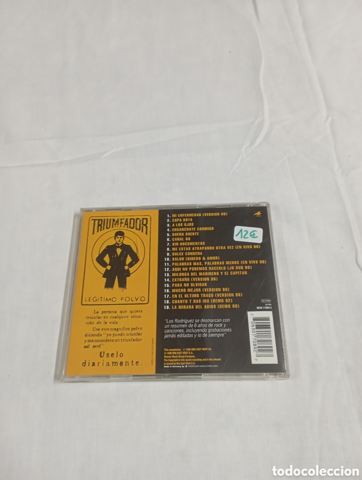 CDs de m&uacute;sica: Los rodriguez hasta luego - Foto 2