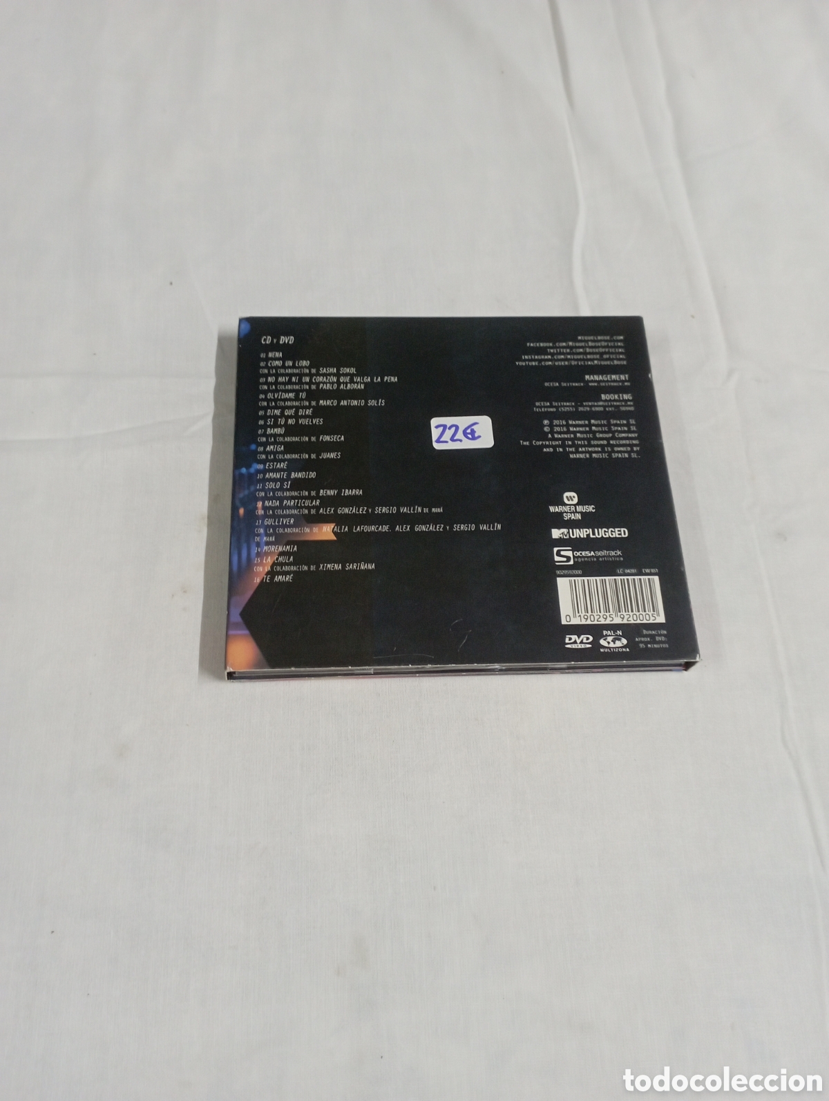 CDs de m&uacute;sica: Bose unplugged mtv original - Foto 2