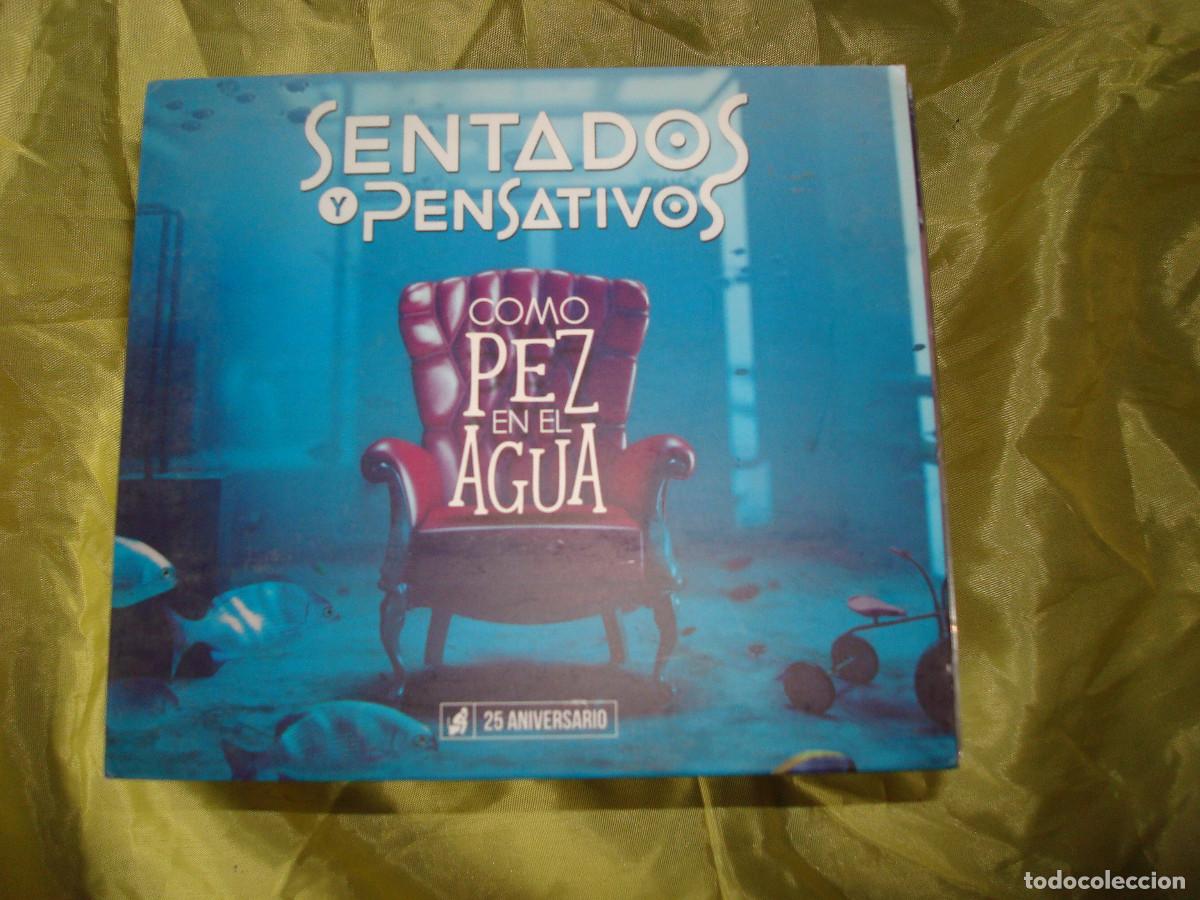 CDs de M&uacute;sica: SENTADOS Y PENSATIVOS. COMO PEZ EN EL AGUA. CD DIGIPACK. IMPECABLE