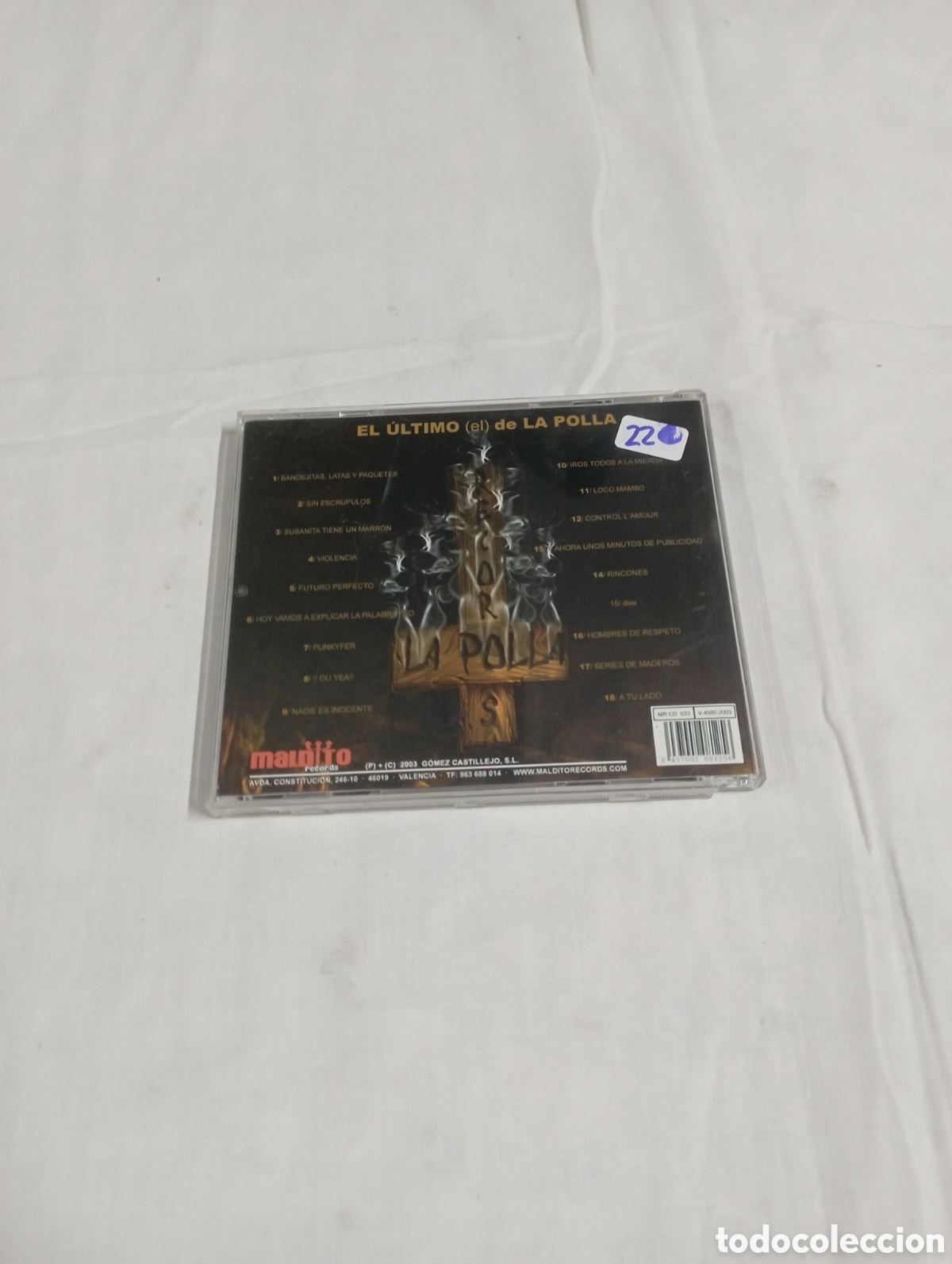 CDs de m&uacute;sica: El ultimo de la polla - Foto 2