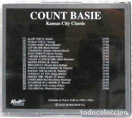 CDs de m&uacute;sica: COUNT BASIE - KANSAS CITY CLASSIC - CD - Foto 2