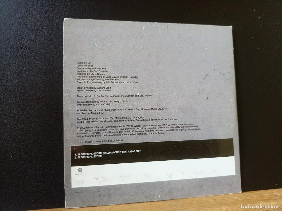 CDs de m&uacute;sica: U2 . ELECTRICAL STORM. 2002. SINGLE PROMOCIONAL CON 2 VERSIONES - Foto 3