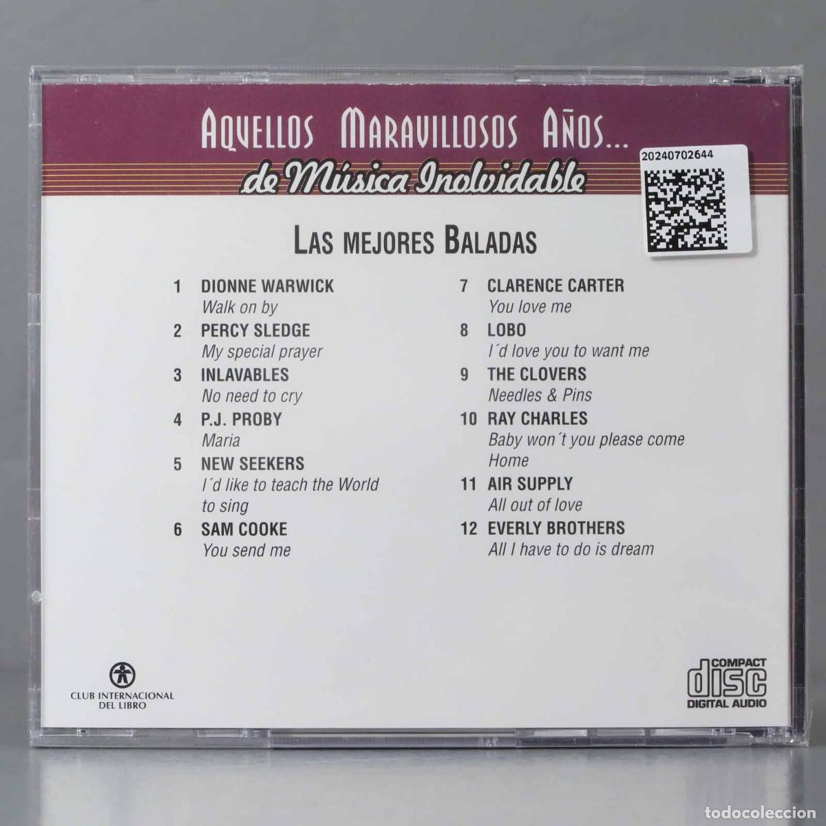 CDs de m&uacute;sica: CD. LAS MEJORES BALADAS. PRECINTADO - Foto 2