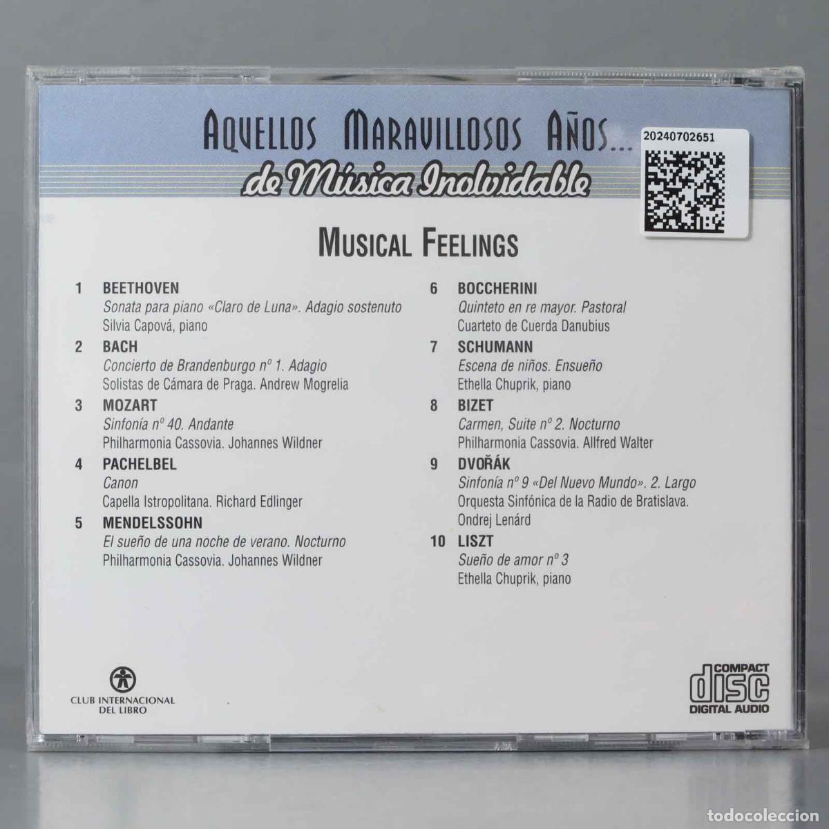 CDs de m&uacute;sica: CD. MUSICAL FEELINGS. PRECINTADO - Foto 2