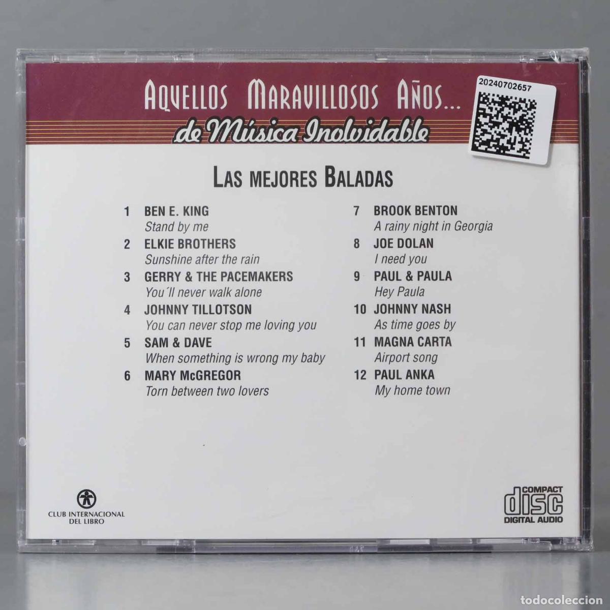CDs de m&uacute;sica: CD. LAS MEJORES BALADAS . PRECINTADO - Foto 2