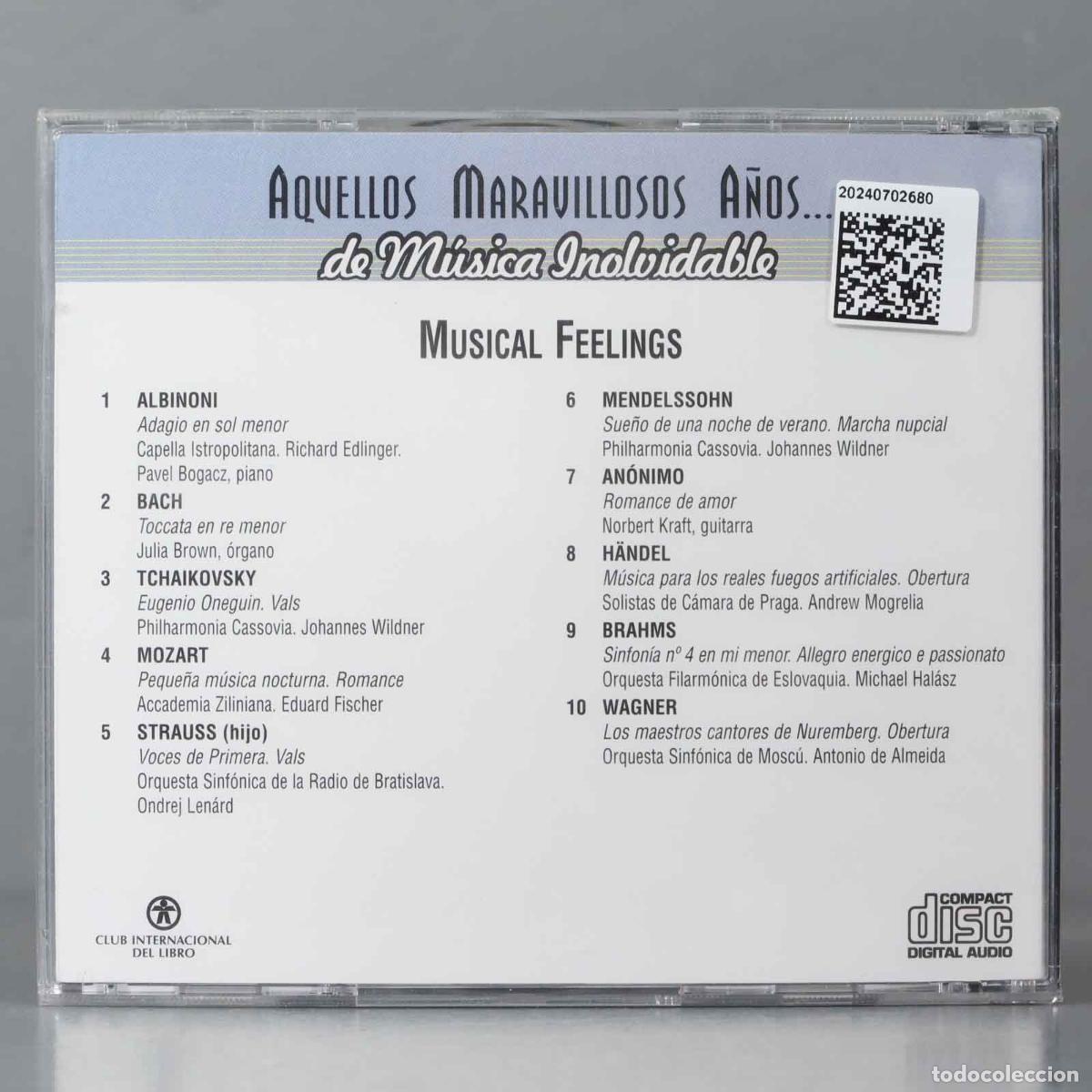 CDs de m&uacute;sica: CD. MUSICAL FEELINGS. PRECINTADO - Foto 2