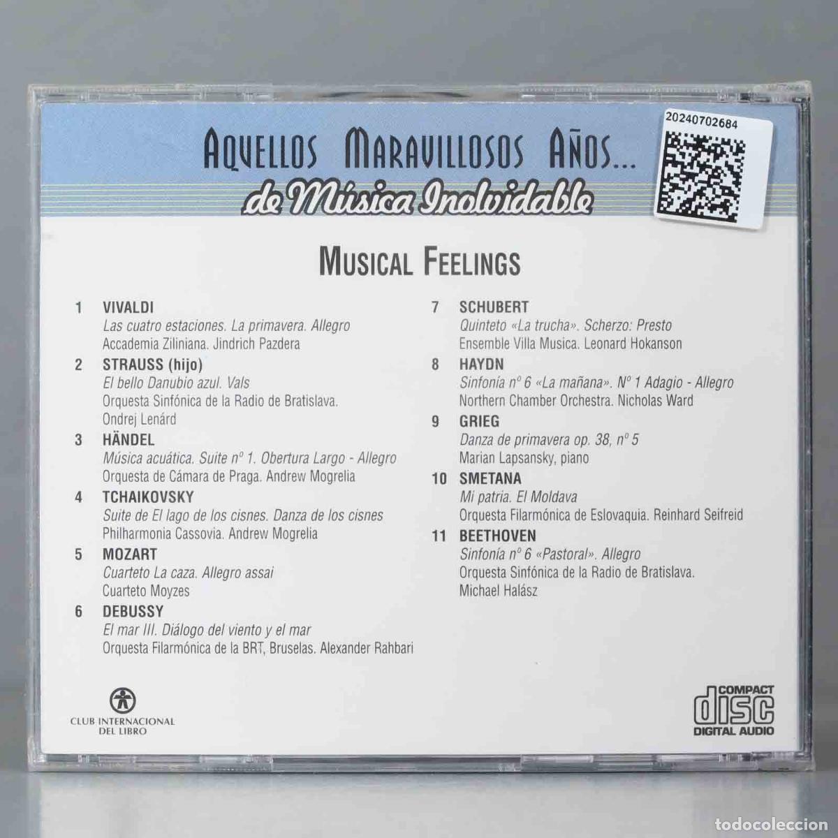 CDs de m&uacute;sica: CD. MUSICAL FEELINGS. PRECINTADO - Foto 2