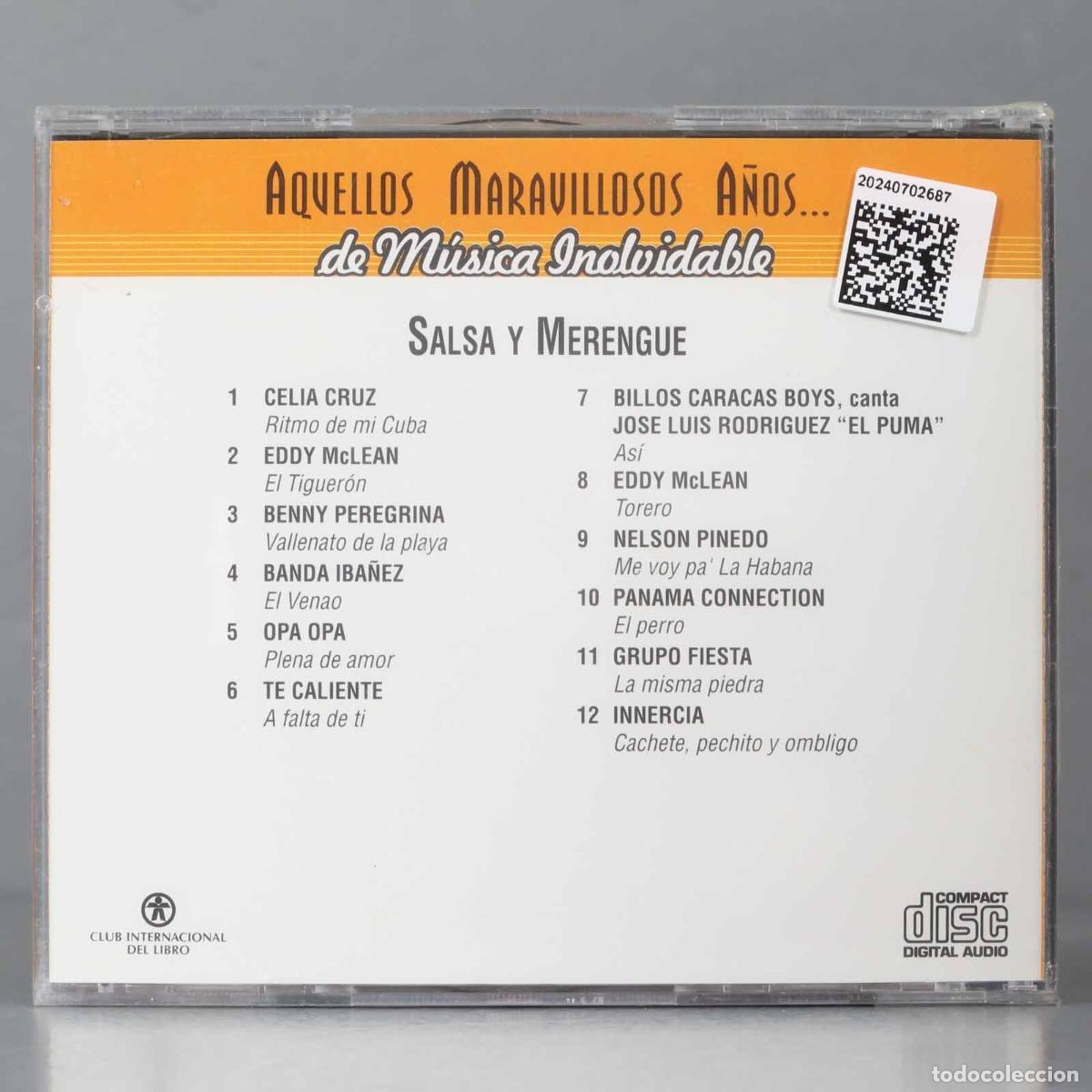 CDs de m&uacute;sica: CD. SALSA Y MERENGUE. PRECINTADO - Foto 2