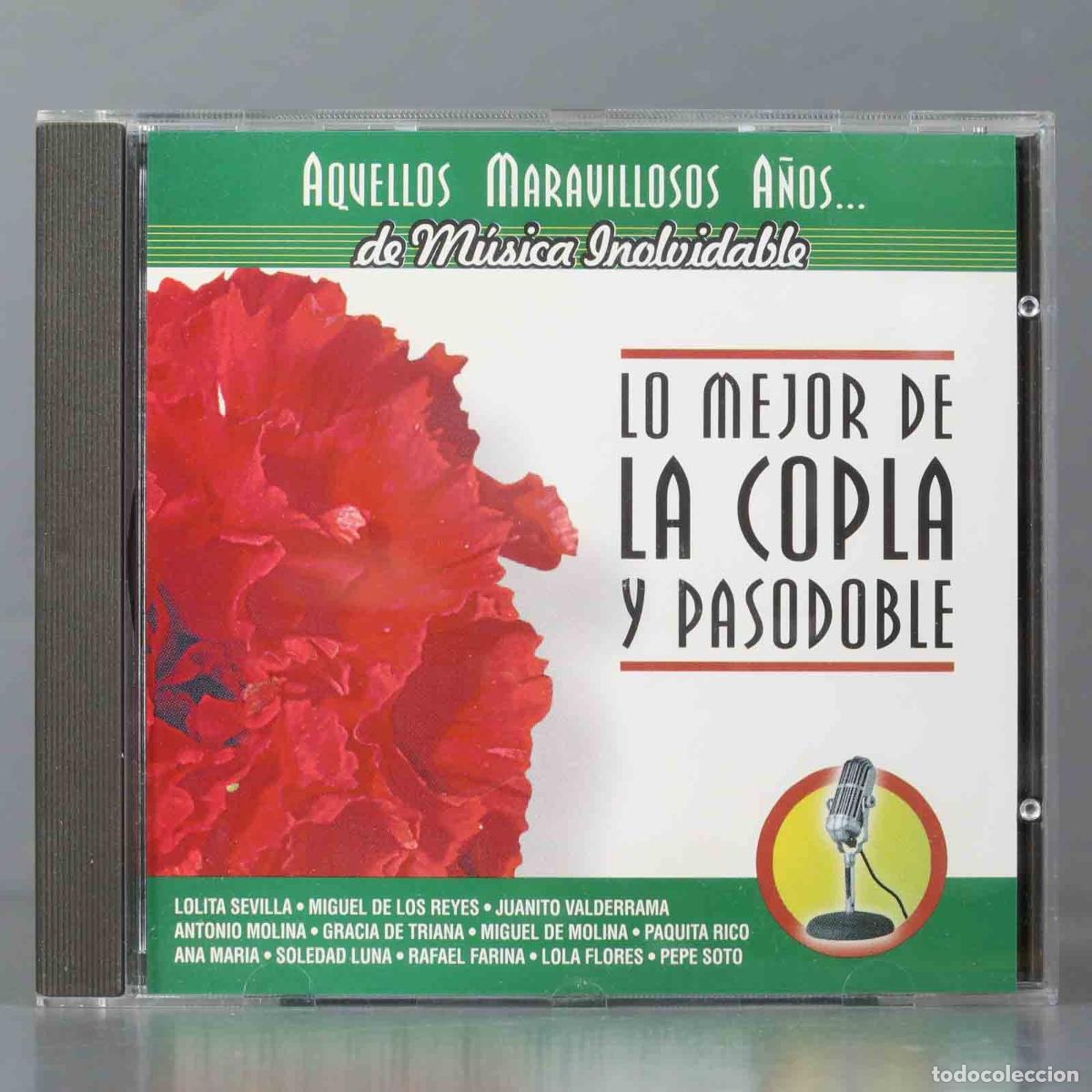 CDs de m&uacute;sica: CD. Lo MEJOR DE LA COPLA Y PASODOBLE - Foto 1