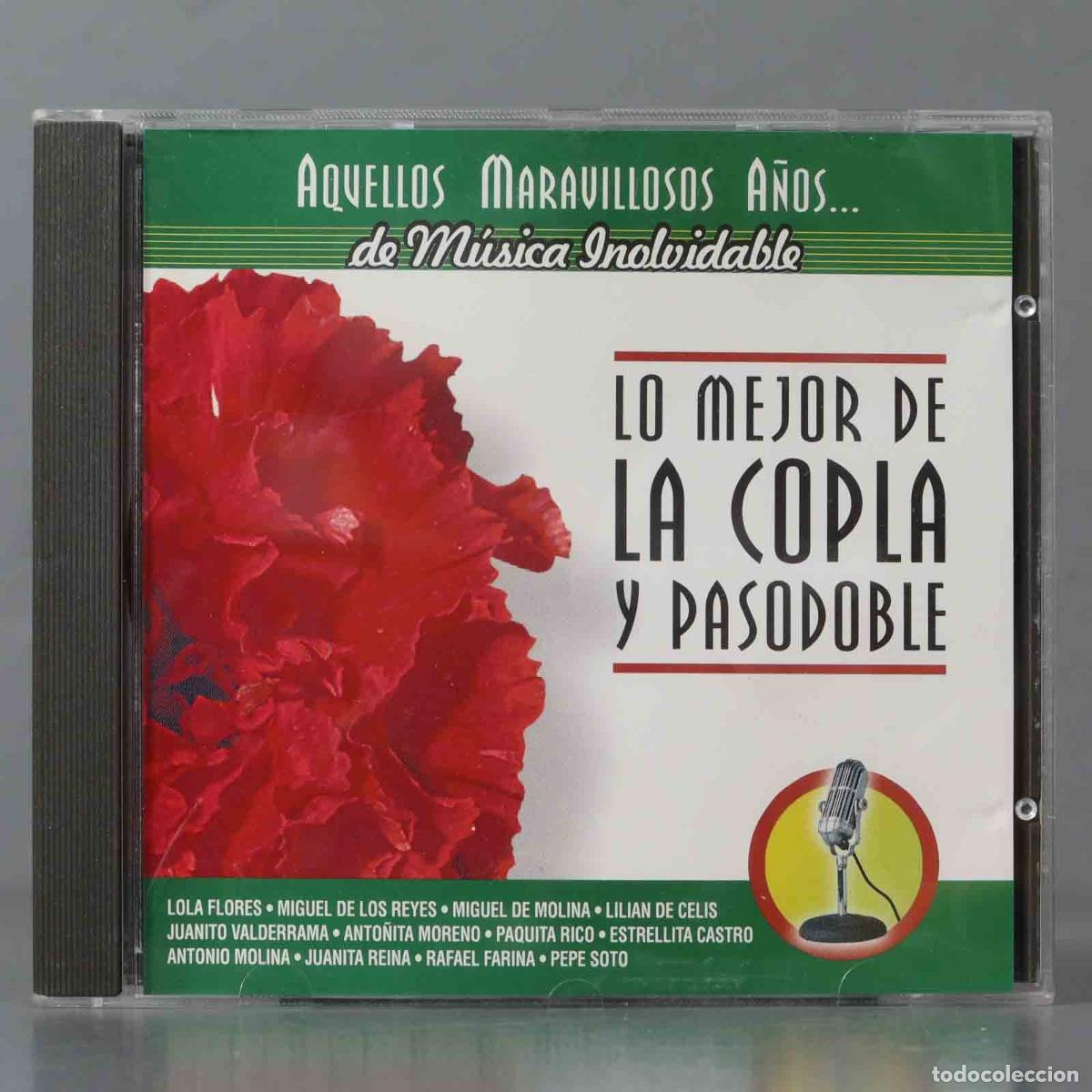 CDs de m&uacute;sica: CD. Lo MEJOR DE LA COPLA Y PASODOBLE - Foto 1
